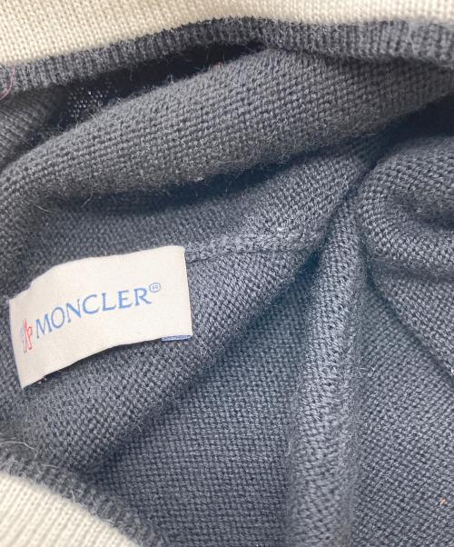 MONCLER（モンクレール）MONCLER (モンクレール) ロゴニット帽 ブラック サイズ:記載なし（FREE)の古着・服飾アイテム