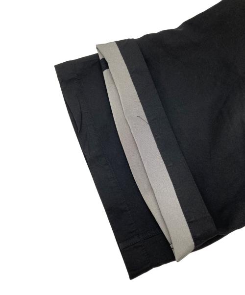 COMME des GARCONS HOMME PLUS（コムデギャルソンオムプリュス）COMME des GARCONS HOMME PLUS (コムデギャルソンオムプリュス) 14SS ポリエステルレーヨンワイドショートパンツ ブラック サイズ:Sの古着・服飾アイテム