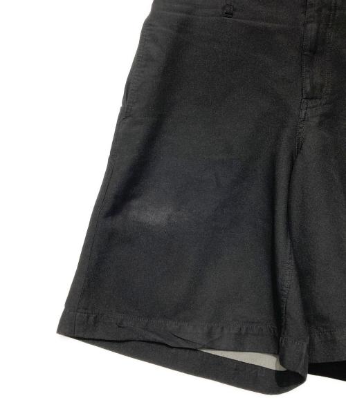 COMME des GARCONS HOMME PLUS（コムデギャルソンオムプリュス）COMME des GARCONS HOMME PLUS (コムデギャルソンオムプリュス) 14SS ポリエステルレーヨンワイドショートパンツ ブラック サイズ:Sの古着・服飾アイテム