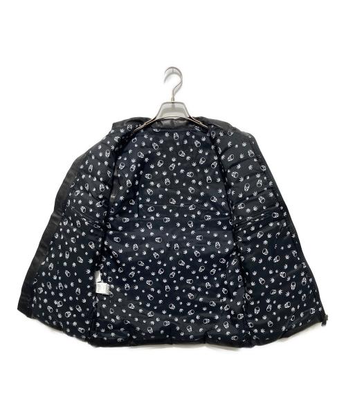 lucien pellat-finet（ルシアン・ペラフィネ）lucien pellat-finet (ルシアン・ペラフィネ) スカルパッチダウンベスト ブラック サイズ:Sの古着・服飾アイテム