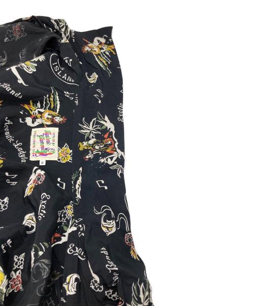 Hysteric Glamour（ヒステリックグラマー）Hysteric Glamour (ヒステリックグラマー) オープンカラーレーヨン アロハ シャツ ブラック サイズ:Mの古着・服飾アイテム