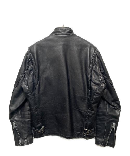 Schott（ショット）Schott (ショット) シングルレザージャケット ブラック サイズ:36の古着・服飾アイテム