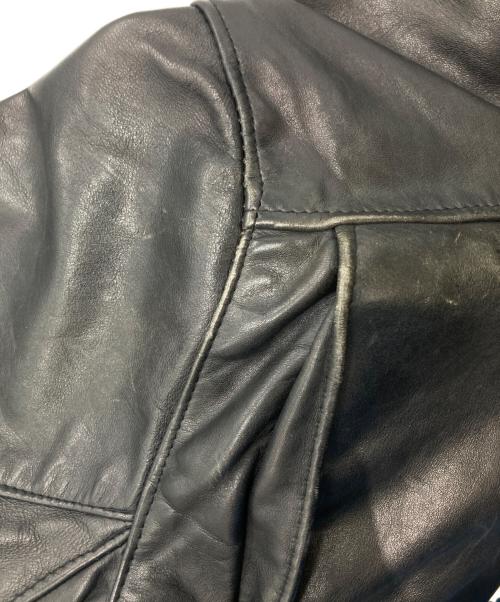 Schott（ショット）Schott (ショット) シングルレザージャケット ブラック サイズ:36の古着・服飾アイテム
