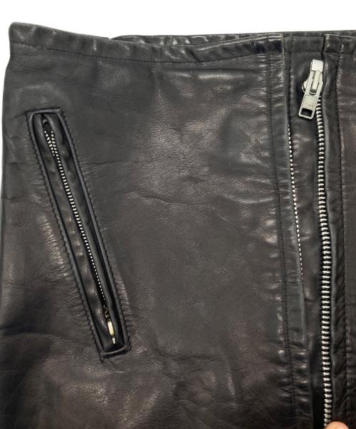 Schott（ショット）Schott (ショット) シングルレザージャケット ブラック サイズ:36の古着・服飾アイテム