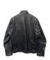 Schott (ショット) シングルレザージャケット ブラック サイズ:36：17000円