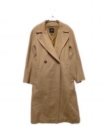 WEEKEND Max Mara（ウィークエンド マックスマーラ）の古着「ダブルブレストウールコート」｜ブラウン