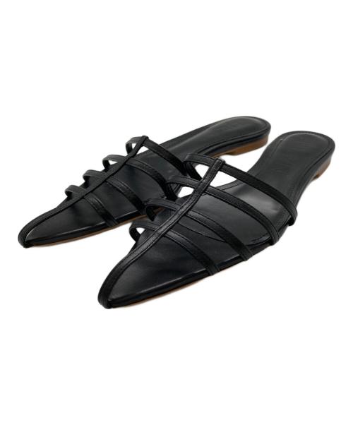 HEWN（ヒューン）HEWN (ヒューン) サンダル ブラック サイズ:36 1/2の古着・服飾アイテム