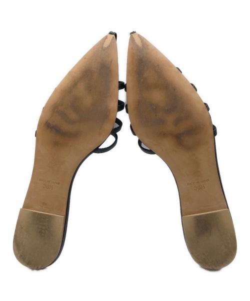 HEWN（ヒューン）HEWN (ヒューン) サンダル ブラック サイズ:36 1/2の古着・服飾アイテム