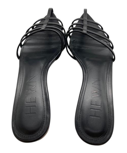 HEWN（ヒューン）HEWN (ヒューン) サンダル ブラック サイズ:36 1/2の古着・服飾アイテム
