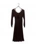Estella.K (エステラケー) Magnolia Open Back Long Dress Wオープンバックカットドレス ブラウン サイズ:FREE：6000円