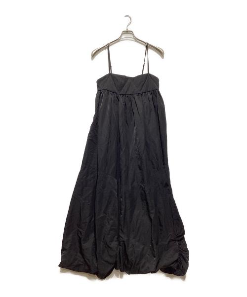 OMMO（オーエムエムオー）OMMO (オーエムエムオー) バルーンキャミワンピース ブラック サイズ:38の古着・服飾アイテム