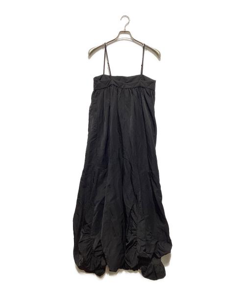 OMMO（オーエムエムオー）OMMO (オーエムエムオー) バルーンキャミワンピース ブラック サイズ:38の古着・服飾アイテム