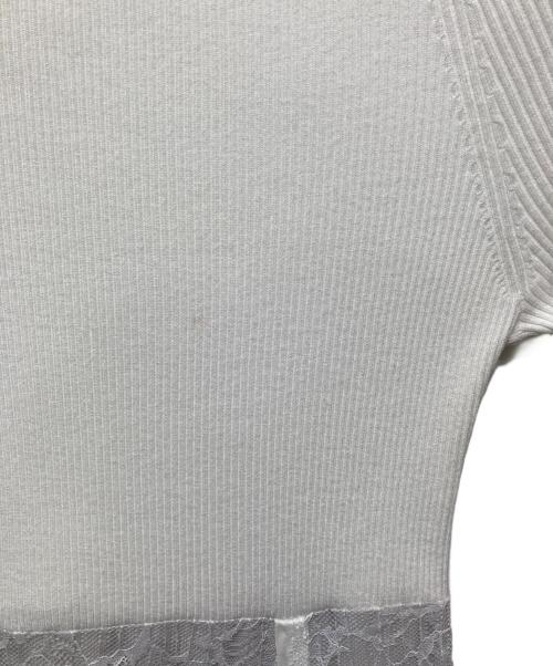 Apuweiser-riche（アプワイザーリッシェ）Apuweiser-riche (アプワイザーリッシェ) レースドッキングワンピース ホワイト サイズ:１の古着・服飾アイテム