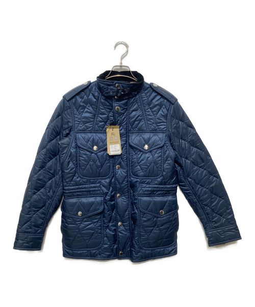 BURBERRY BRIT（バーバリーブリット）BURBERRY BRIT (バーバリーブリット) エルボーパッチキルティングジャケット ネイビー サイズ:Sの古着・服飾アイテム