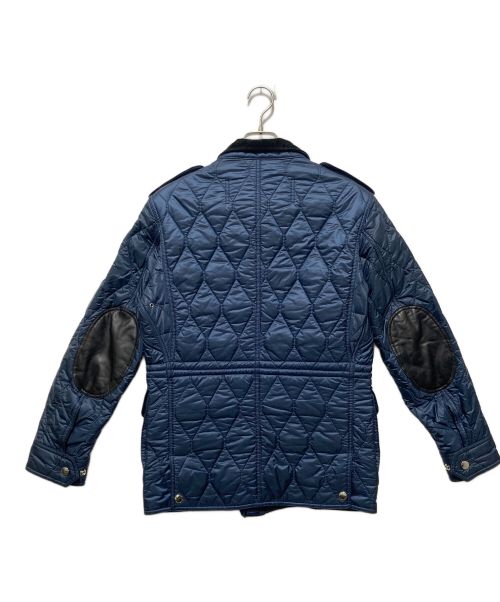 BURBERRY BRIT（バーバリーブリット）BURBERRY BRIT (バーバリーブリット) エルボーパッチキルティングジャケット ネイビー サイズ:Sの古着・服飾アイテム