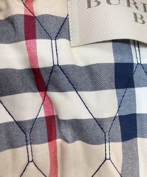 BURBERRY BRIT（バーバリーブリット）BURBERRY BRIT (バーバリーブリット) エルボーパッチキルティングジャケット ネイビー サイズ:Sの古着・服飾アイテム