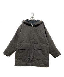 MHL（エムエイチエル）の古着「MILITARY COTTON NYLON CANVAS ミリタリー コットンナイロンキャンバス フーデッドジャケット」｜オリーブ