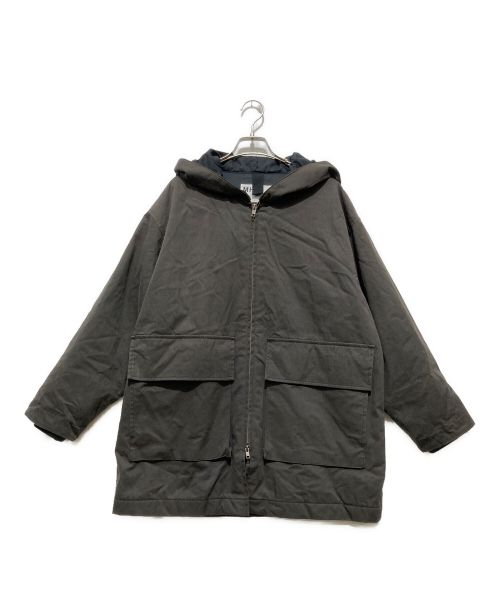 MHL（エムエイチエル）MHL (エムエイチエル) MILITARY COTTON NYLON CANVAS ミリタリー コットンナイロンキャンバス フーデッドジャケット オリーブ サイズ:Sの古着・服飾アイテム