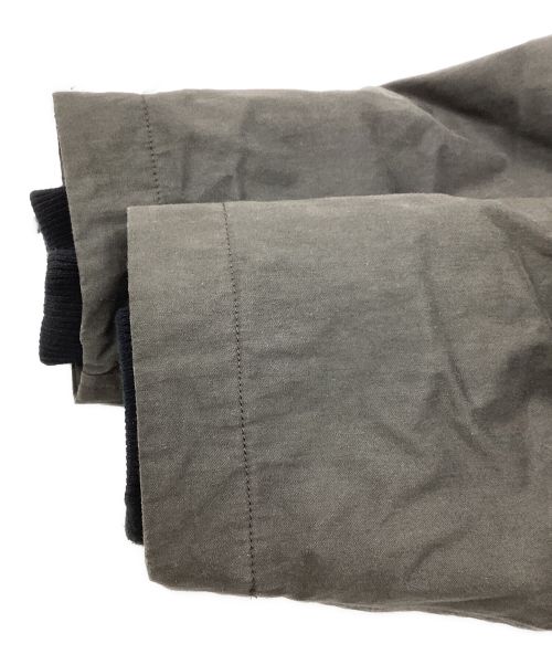 MHL（エムエイチエル）MHL (エムエイチエル) MILITARY COTTON NYLON CANVAS ミリタリー コットンナイロンキャンバス フーデッドジャケット オリーブ サイズ:Sの古着・服飾アイテム