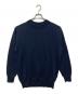 MARGARET HOWELL（マーガレットハウエル）の古着「モックネックニット」｜ネイビー