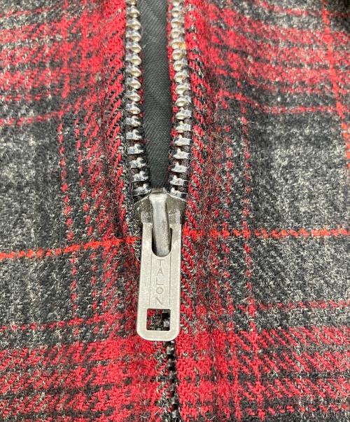 PENDLETON（ペンドルトン）PENDLETON (ペンドルトン) 40-50’s オンブレチェックスポーツジャケット グレー×レッド サイズ:実寸サイズをご参照ください。の古着・服飾アイテム