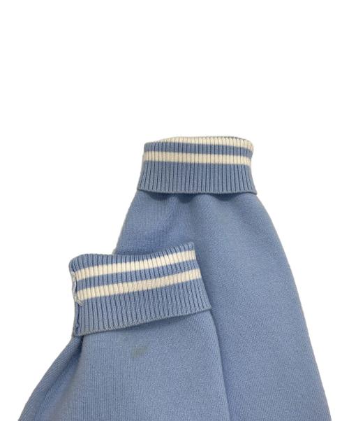 Sandro（サンドロ）Sandro (サンドロ) ラインカーディガン ブルー サイズ:Sの古着・服飾アイテム