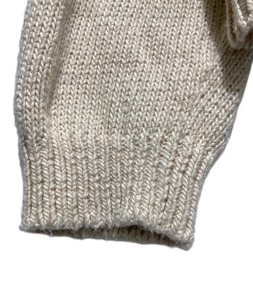 UNUSED（アンユーズド）UNUSED (アンユーズド) 24SSCotton knit cardigan コットンニットカーディガン クロシェ  アイボリー サイズ:3の古着・服飾アイテム