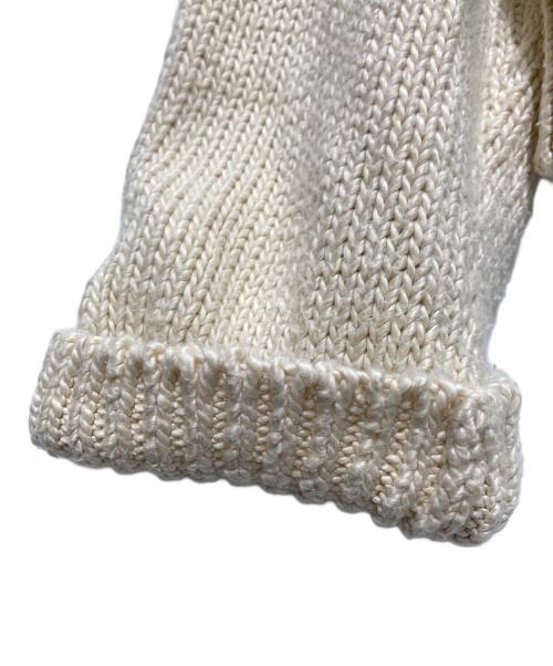 UNUSED（アンユーズド）UNUSED (アンユーズド) 24SSCotton knit cardigan コットンニットカーディガン クロシェ  アイボリー サイズ:3の古着・服飾アイテム