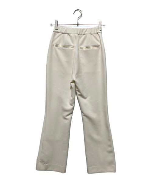 anuans（アニュアンス）anuans (アニュアンス) フロントスリットパンツ アイボリー サイズ:XSの古着・服飾アイテム