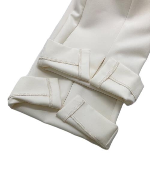 anuans（アニュアンス）anuans (アニュアンス) フロントスリットパンツ アイボリー サイズ:XSの古着・服飾アイテム