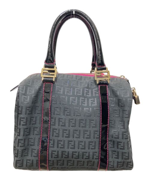 FENDI（フェンディ）FENDI (フェンディ) ミニボストンバッグ ブラックの古着・服飾アイテム