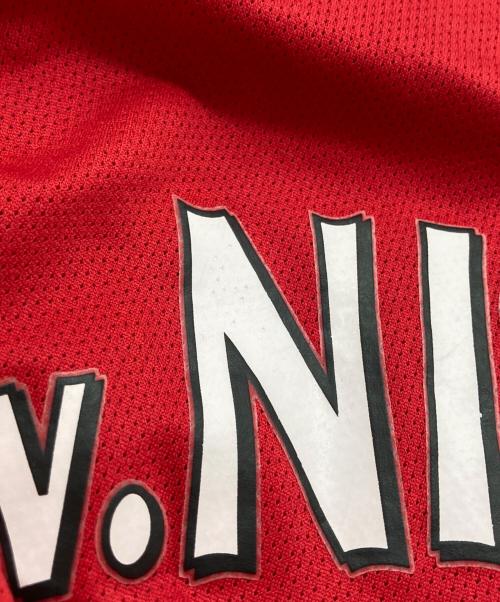 NIKE（ナイキ）NIKE (ナイキ) プリントゲームシャツ レッド サイズ:XLの古着・服飾アイテム