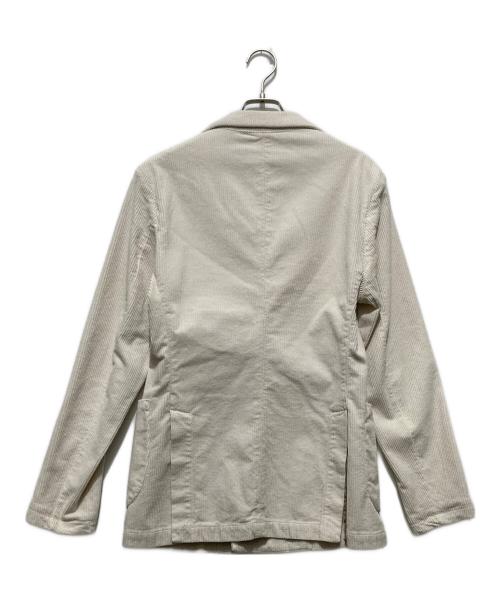Bagutta（バグッタ）Bagutta (バグッタ) コーデュロイダブルジャケット ホワイト サイズ:46の古着・服飾アイテム