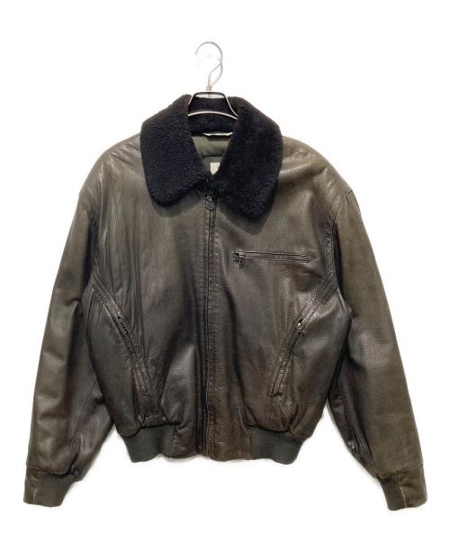BALLY（バリー）BALLY (バリー) G-1レザージャケット ブラウン サイズ:38の古着・服飾アイテム