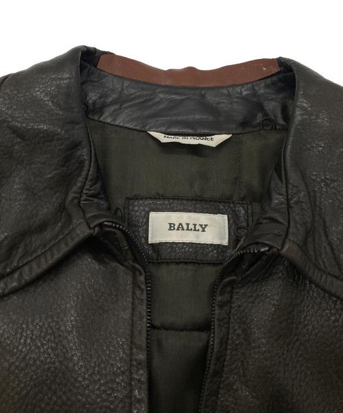 BALLY（バリー）BALLY (バリー) G-1レザージャケット ブラウン サイズ:38の古着・服飾アイテム