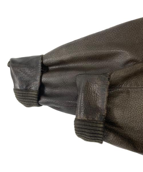 BALLY（バリー）BALLY (バリー) G-1レザージャケット ブラウン サイズ:38の古着・服飾アイテム