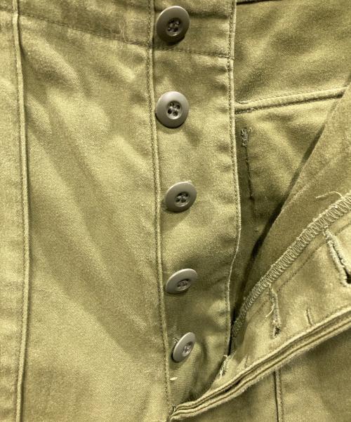 CIOTA（シオタ）CIOTA (シオタ) スビンコットン バックサテン ベイカーパンツ カーキ サイズ:Mの古着・服飾アイテム