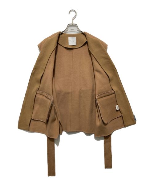 CLANE（クラネ）CLANE (クラネ) FRONT ZIP REVER GILET ブラウン サイズ:２の古着・服飾アイテム