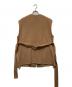 CLANE (クラネ) FRONT ZIP REVER GILET ブラウン サイズ:２：18000円