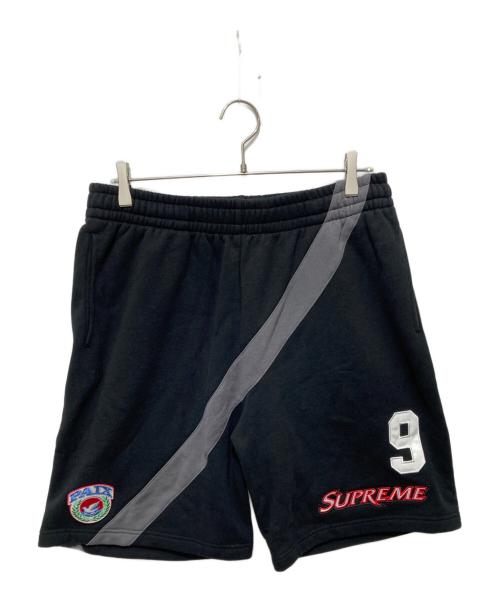 SUPREME（シュプリーム）SUPREME (シュプリーム) 24SS EQUIPE SWEATSHORT イキップスウェットハーフパンツ ブラック×グレー サイズ:Sの古着・服飾アイテム