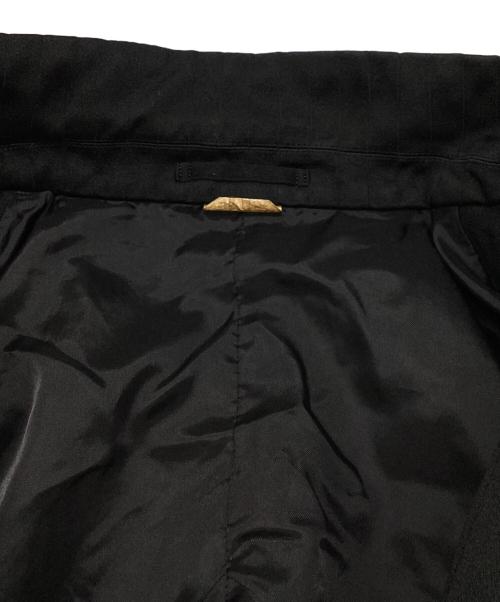 COMME des GARCONS HOMME DEUX（コムデギャルソン オム ドゥ）COMME des GARCONS HOMME DEUX (コムデギャルソン オム ドゥ) ポリ縮絨 4B ストライプ テーラードジャケット ブラック サイズ:Lの古着・服飾アイテム
