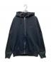 COMME des GARCONS HOMME（コムデギャルソン オム）の古着「ラインスリーブジップアップパーカー」｜ブラック
