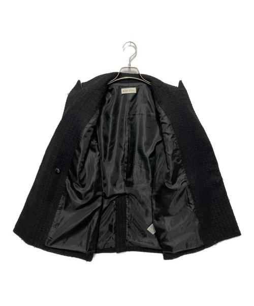 SUM1 STYLE（スミスタイル）SUM1 STYLE (スミスタイル) ツイードダブルジャケット ブラック サイズ:FREEの古着・服飾アイテム