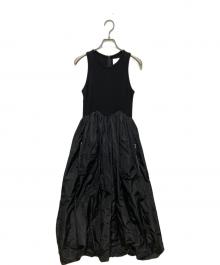 OMMO（オーエムエムオー）の古着「TANK DOCKING MA-1 BALLOON OP タンクトップドッキングワンピース」｜ブラック