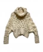 MERINOS DEL REYメリノス デル レイ）の古着「ウールニット」｜アイボリー