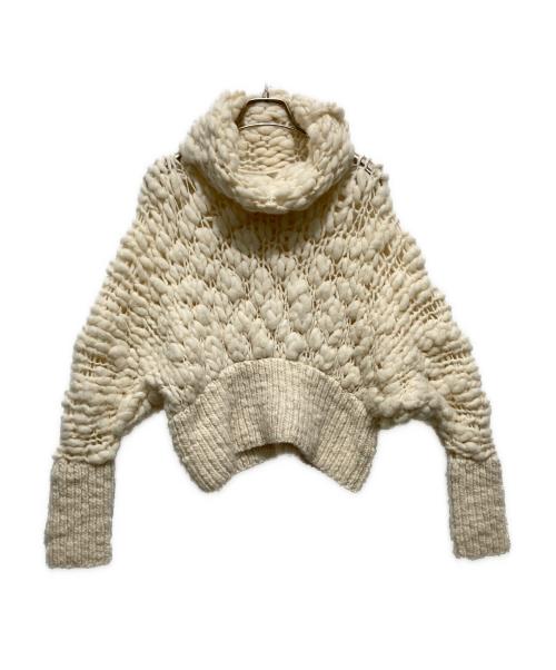 MERINOS DEL REY（メリノス デル レイ）MERINOS DEL REY (メリノス デル レイ) ウールニット アイボリー サイズ:FREEの古着・服飾アイテム