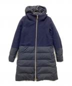 HERNOヘルノ）の古着「DIAGONAL WOOL AND NUAGE PARKA」｜ネイビー
