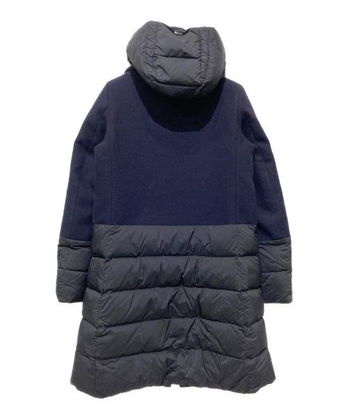 HERNO（ヘルノ）HERNO (ヘルノ) DIAGONAL WOOL AND NUAGE PARKA ネイビー サイズ:40の古着・服飾アイテム
