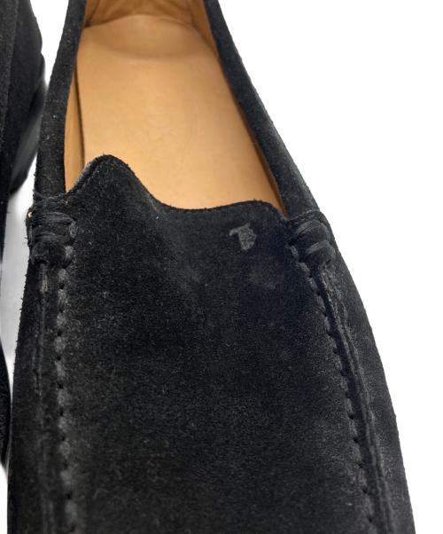 TOD'S（トッズ）TOD'S (トッズ) スウェードドライビングシューズ ブラック サイズ:39 1/2の古着・服飾アイテム