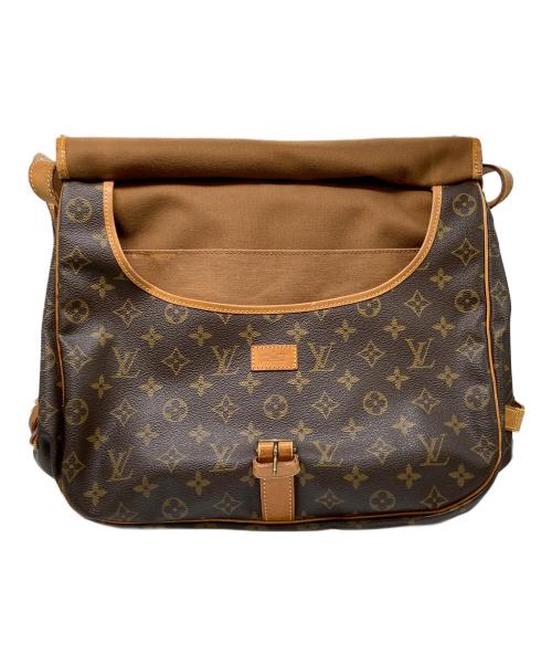 LOUIS VUITTON（ルイ ヴィトン）LOUIS VUITTON (ルイ ヴィトン) モノグラム ソミュール35  メッセンジャー ショルダーバッグ ブラウンの古着・服飾アイテム
